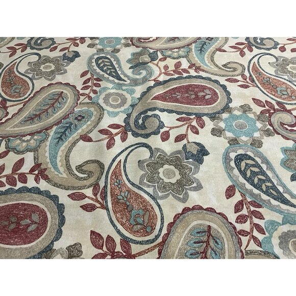 Richloom Solarium Fabric Paisley Floral Screen Print Home Decor Weight 5 Yards - Picture 13 of 16
